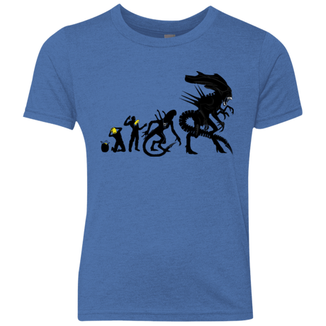 T-Shirts Vintage Royal / YXS Alien Evolution Youth Triblend T-Shirt