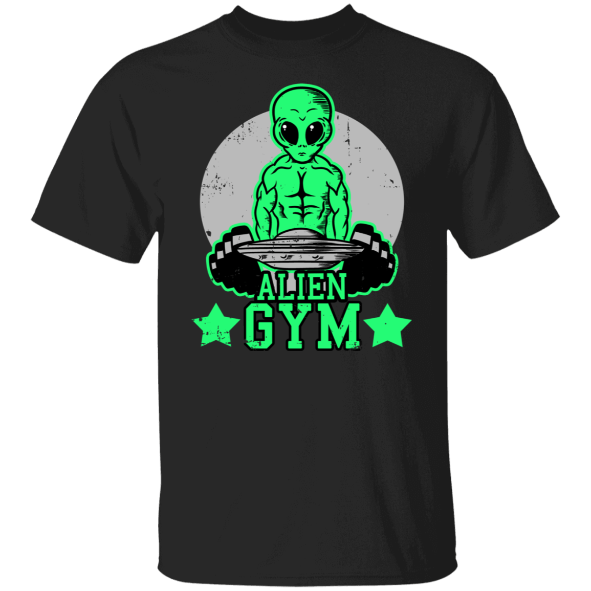 T-Shirts Black / S Alien Gym T-Shirt