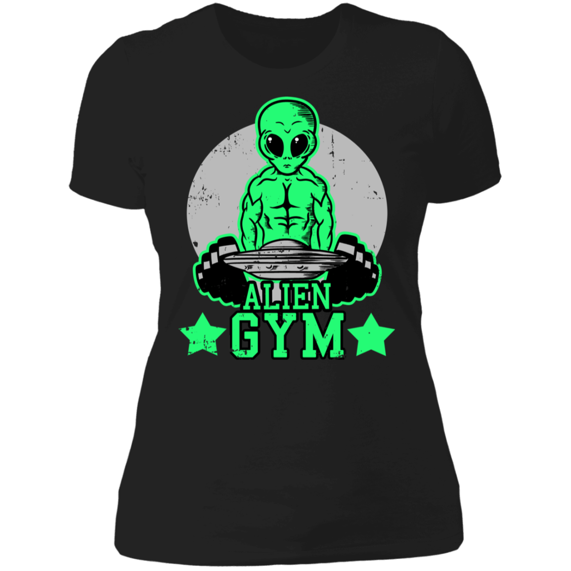 T-Shirts Black / X-Small Alien Gym Women's Premium T-Shirt
