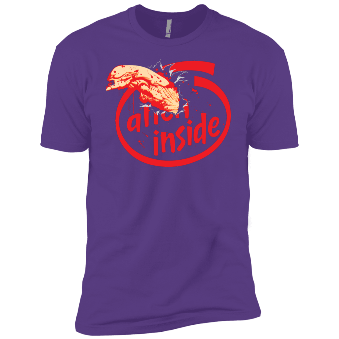 T-Shirts Purple Rush / YXS Alien Inside Boys Premium T-Shirt
