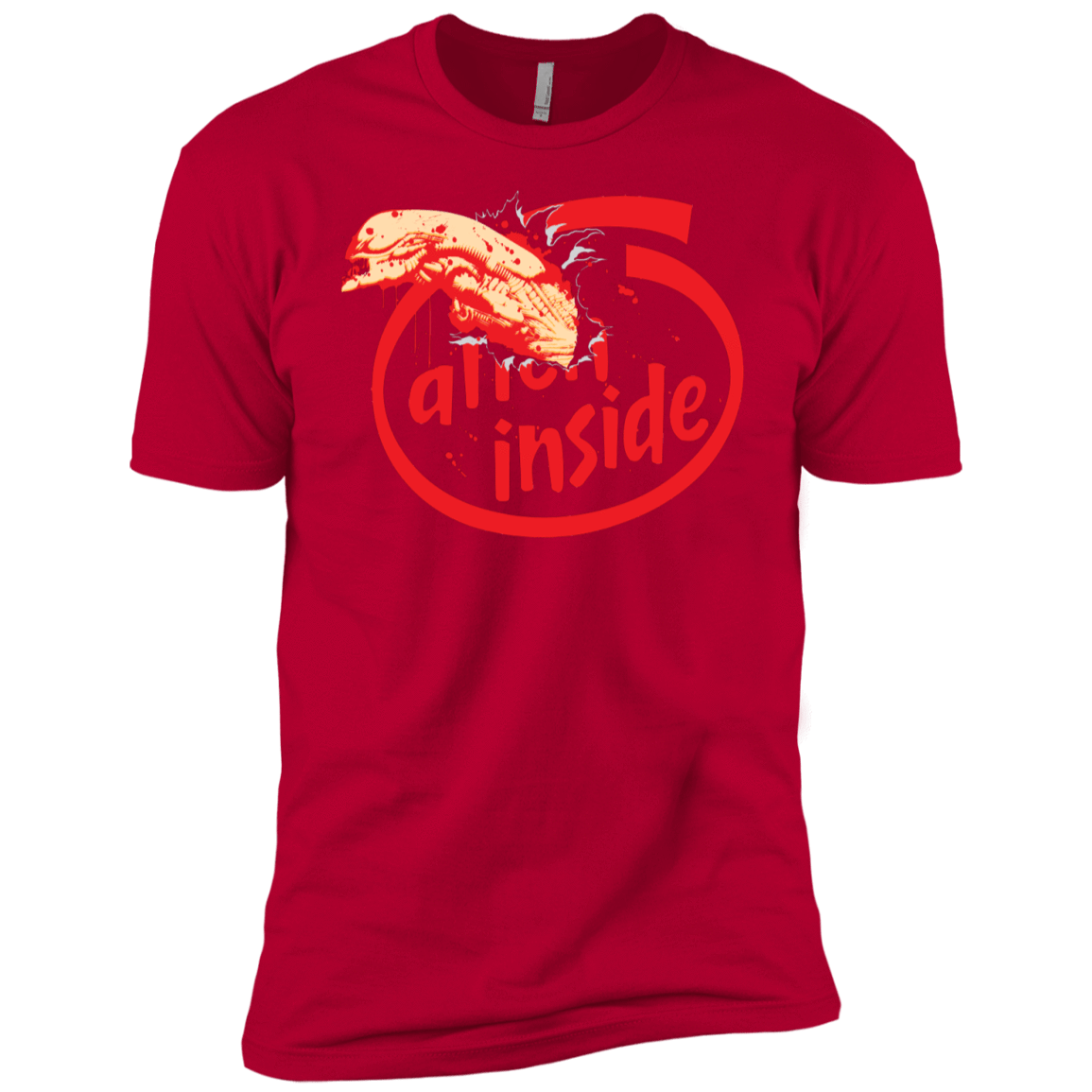 T-Shirts Red / YXS Alien Inside Boys Premium T-Shirt