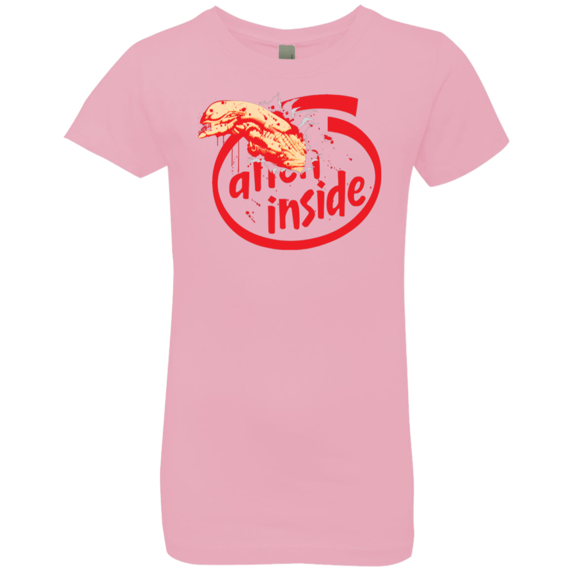 T-Shirts Light Pink / YXS Alien Inside Girls Premium T-Shirt
