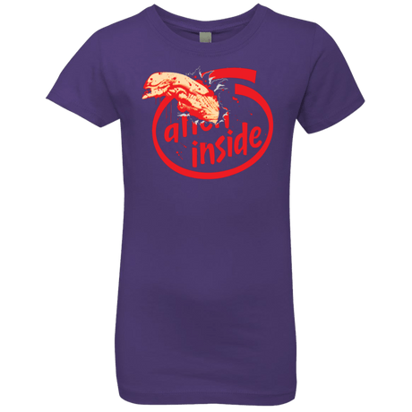 T-Shirts Purple Rush / YXS Alien Inside Girls Premium T-Shirt