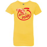 T-Shirts Vibrant Yellow / YXS Alien Inside Girls Premium T-Shirt