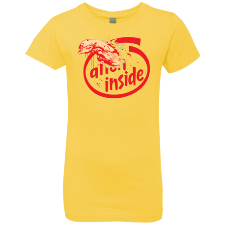 T-Shirts Vibrant Yellow / YXS Alien Inside Girls Premium T-Shirt