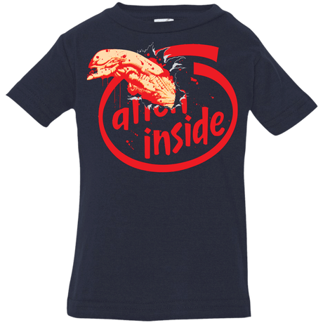 T-Shirts Navy / 6 Months Alien Inside Infant Premium T-Shirt