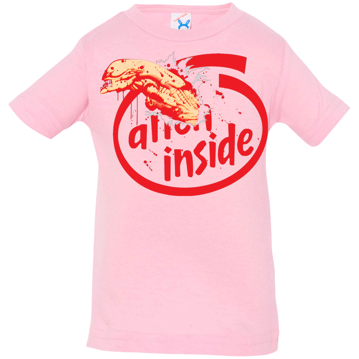 T-Shirts Pink / 6 Months Alien Inside Infant Premium T-Shirt