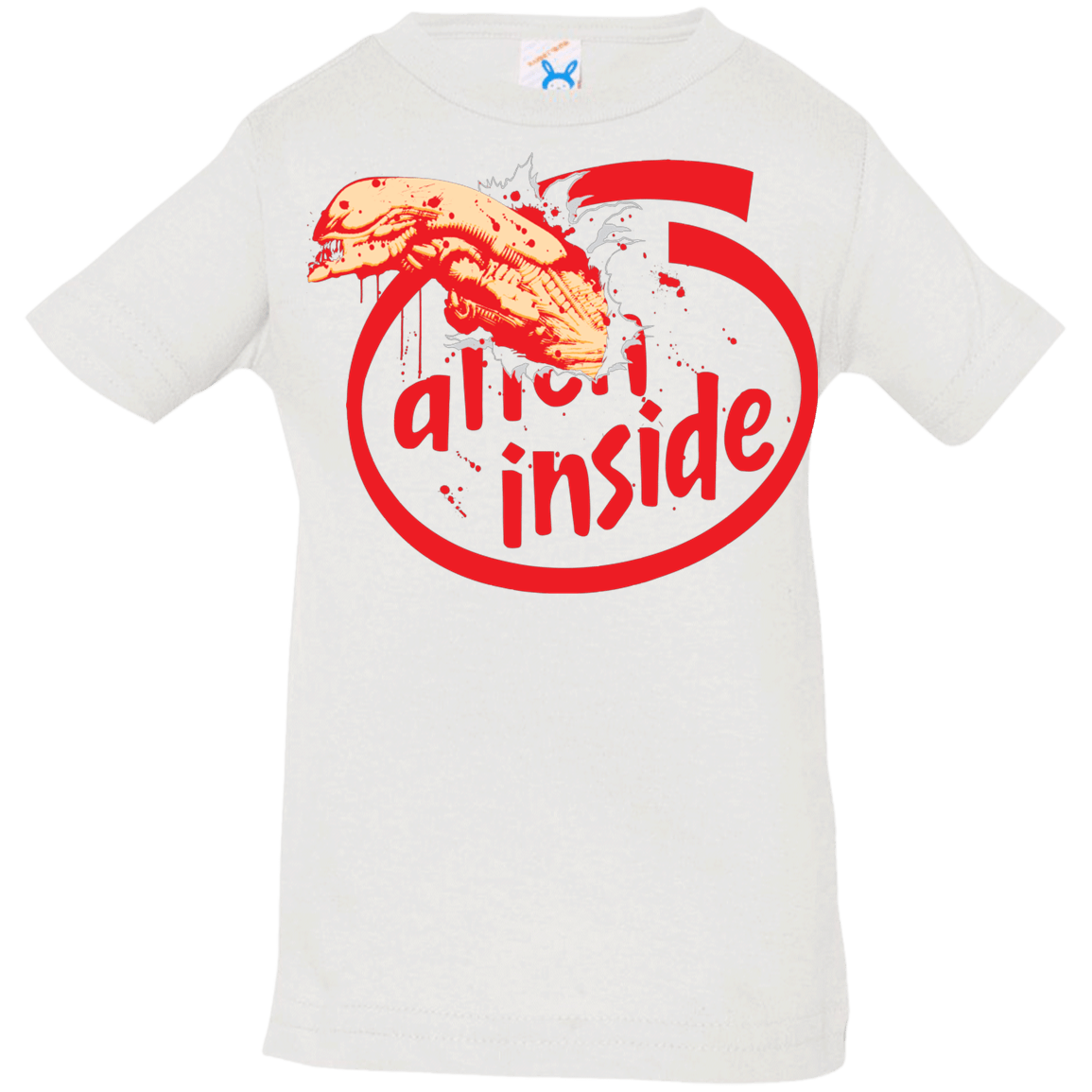 T-Shirts White / 6 Months Alien Inside Infant Premium T-Shirt