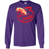 T-Shirts Purple / S Alien Inside Men's Long Sleeve T-Shirt