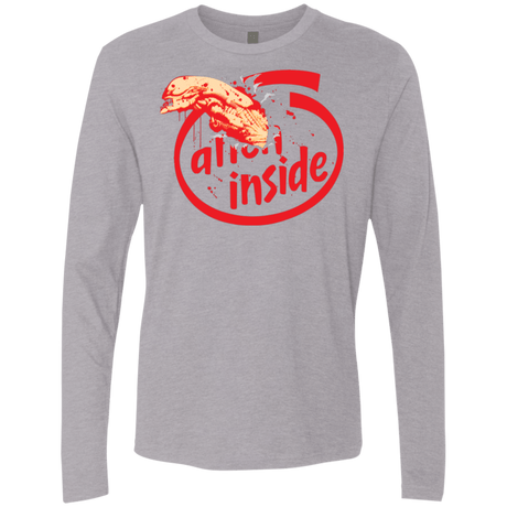 T-Shirts Heather Grey / S Alien Inside Men's Premium Long Sleeve