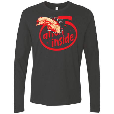 T-Shirts Heavy Metal / S Alien Inside Men's Premium Long Sleeve