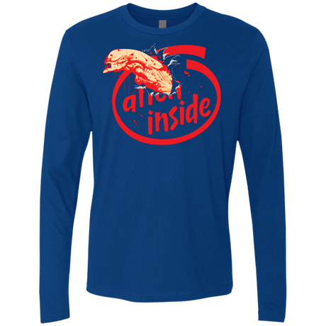 T-Shirts Royal / S Alien Inside Men's Premium Long Sleeve