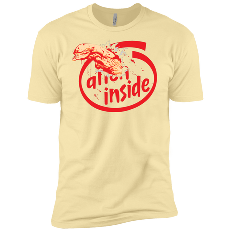 T-Shirts Banana Cream / X-Small Alien Inside Men's Premium T-Shirt