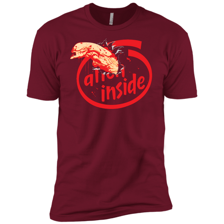T-Shirts Cardinal / X-Small Alien Inside Men's Premium T-Shirt