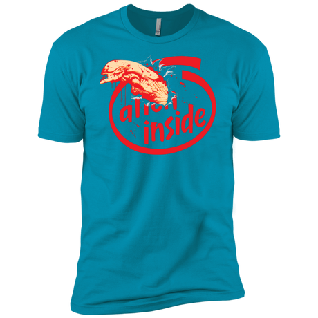 T-Shirts Turquoise / X-Small Alien Inside Men's Premium T-Shirt