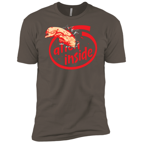T-Shirts Warm Grey / X-Small Alien Inside Men's Premium T-Shirt