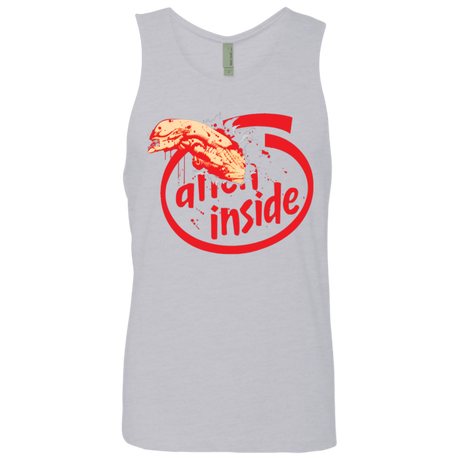 T-Shirts Heather Grey / S Alien Inside Men's Premium Tank Top