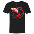 T-Shirts Black / X-Small Alien Inside Men's Premium V-Neck