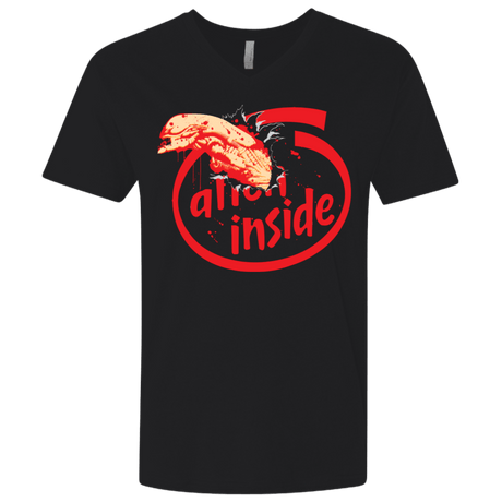 T-Shirts Black / X-Small Alien Inside Men's Premium V-Neck