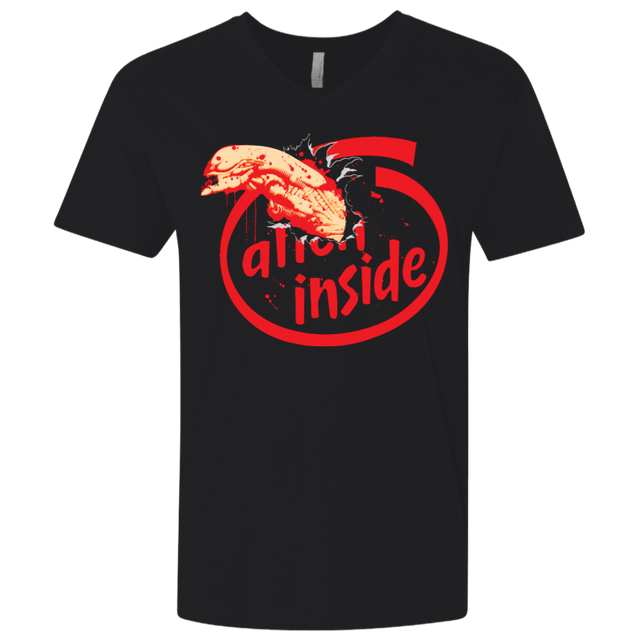 T-Shirts Black / X-Small Alien Inside Men's Premium V-Neck