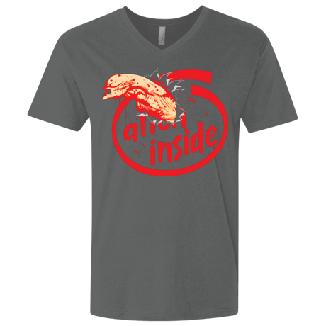 T-Shirts Heavy Metal / X-Small Alien Inside Men's Premium V-Neck
