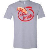 T-Shirts Sport Grey / X-Small Alien Inside Men's Semi-Fitted Softstyle