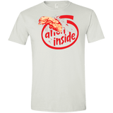 T-Shirts White / X-Small Alien Inside Men's Semi-Fitted Softstyle