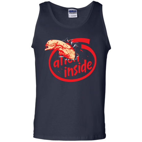 T-Shirts Navy / S Alien Inside Men's Tank Top