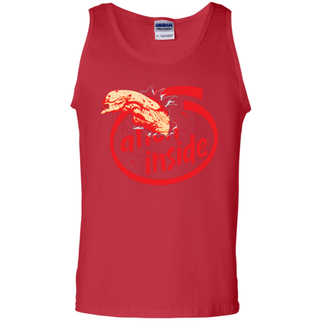 T-Shirts Red / S Alien Inside Men's Tank Top