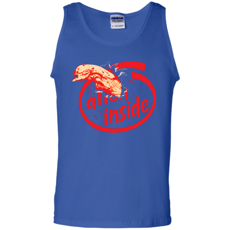 T-Shirts Royal / S Alien Inside Men's Tank Top