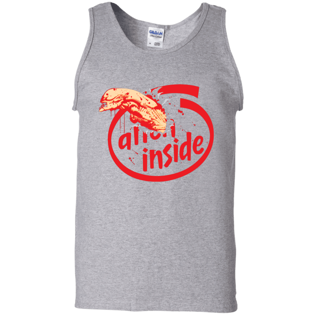 T-Shirts Sport Grey / S Alien Inside Men's Tank Top