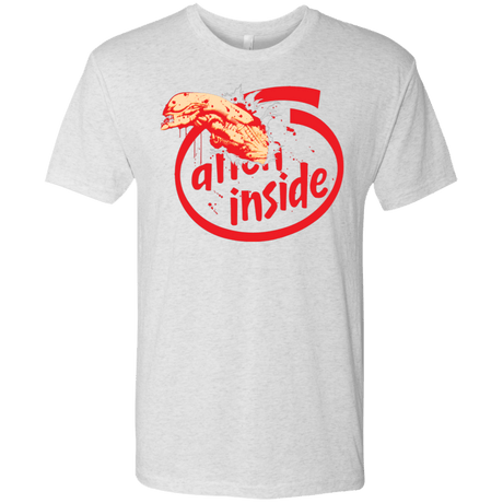 T-Shirts Heather White / S Alien Inside Men's Triblend T-Shirt