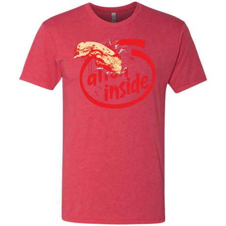 T-Shirts Vintage Red / S Alien Inside Men's Triblend T-Shirt