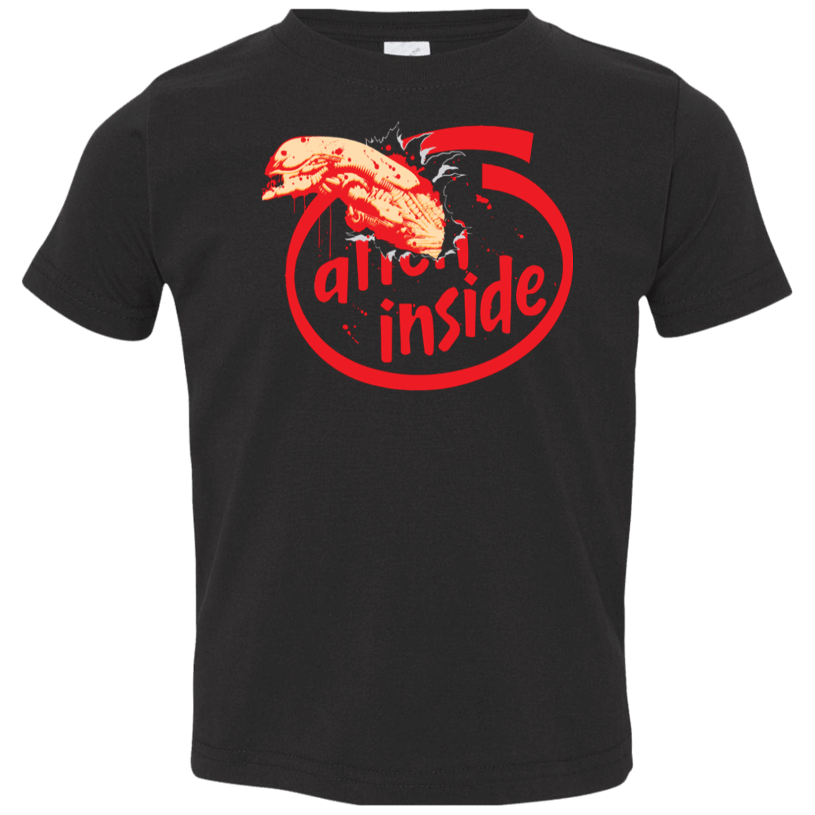 T-Shirts Black / 2T Alien Inside Toddler Premium T-Shirt