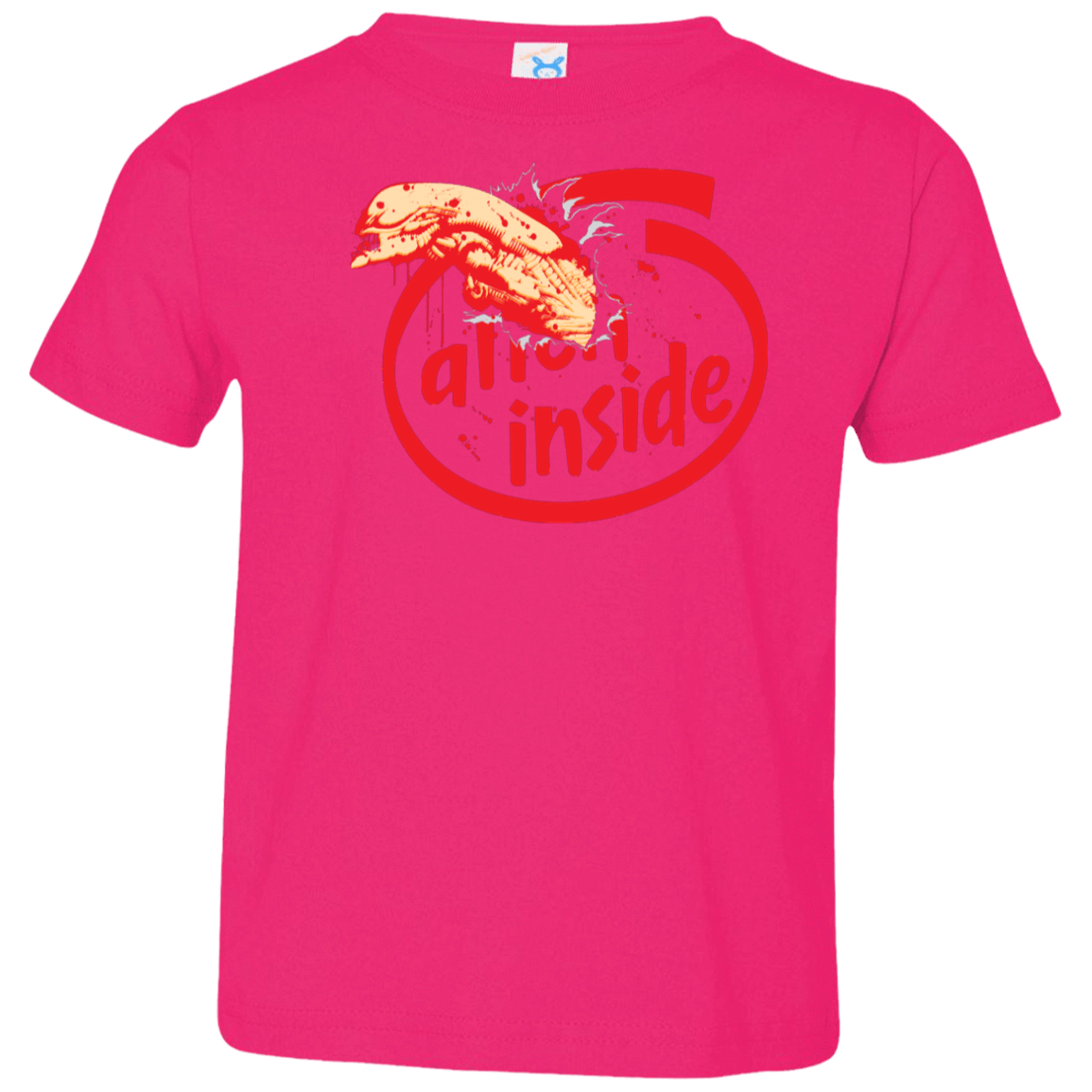 T-Shirts Hot Pink / 2T Alien Inside Toddler Premium T-Shirt