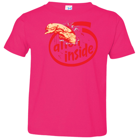 T-Shirts Hot Pink / 2T Alien Inside Toddler Premium T-Shirt