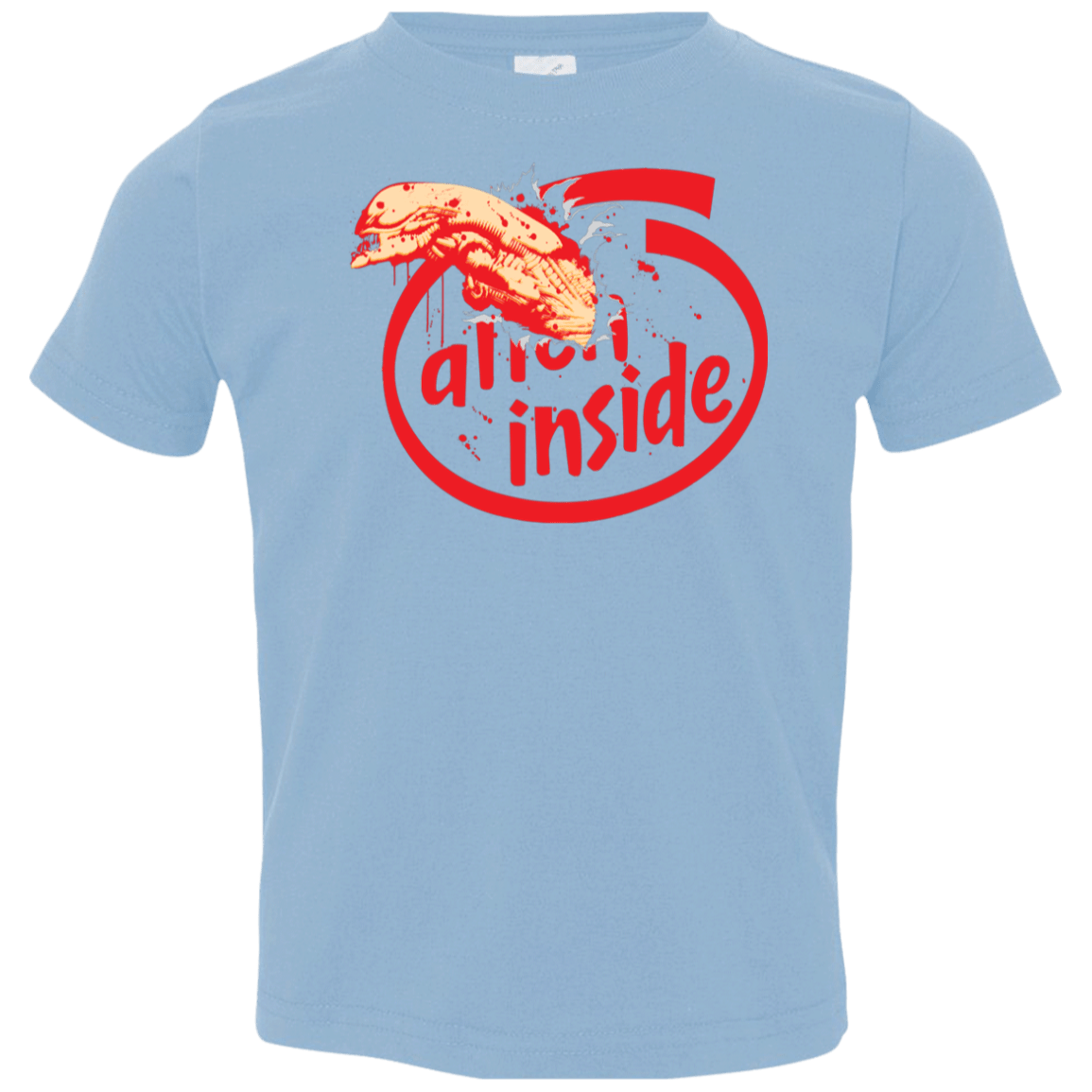 T-Shirts Light Blue / 2T Alien Inside Toddler Premium T-Shirt