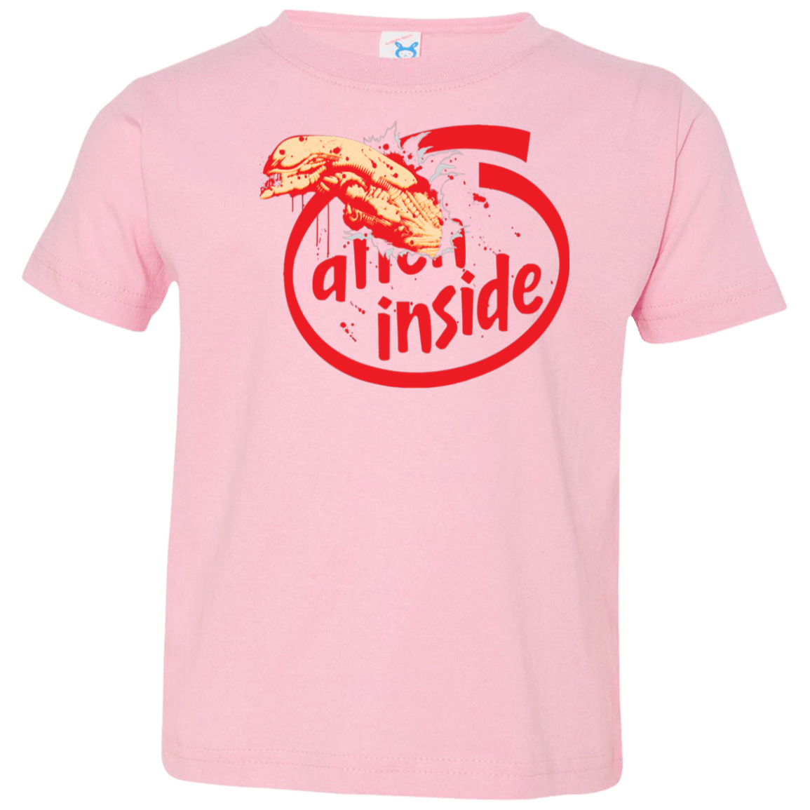 T-Shirts Pink / 2T Alien Inside Toddler Premium T-Shirt