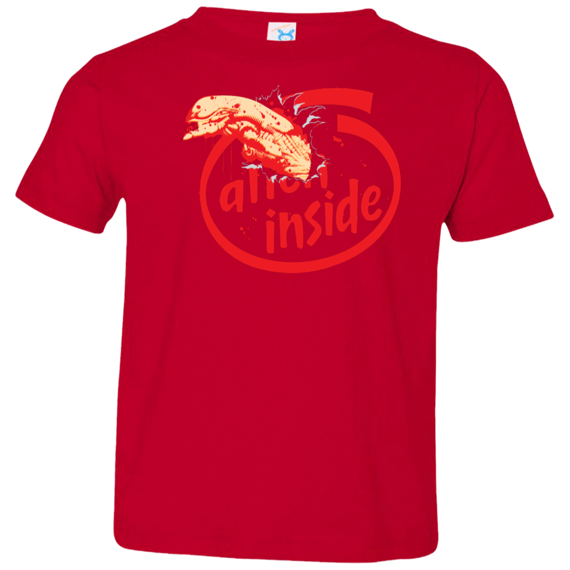 T-Shirts Red / 2T Alien Inside Toddler Premium T-Shirt