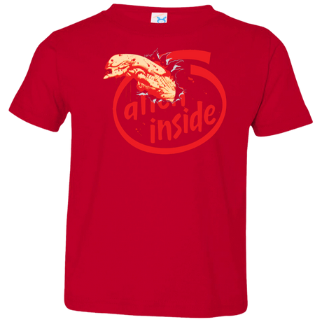 T-Shirts Red / 2T Alien Inside Toddler Premium T-Shirt