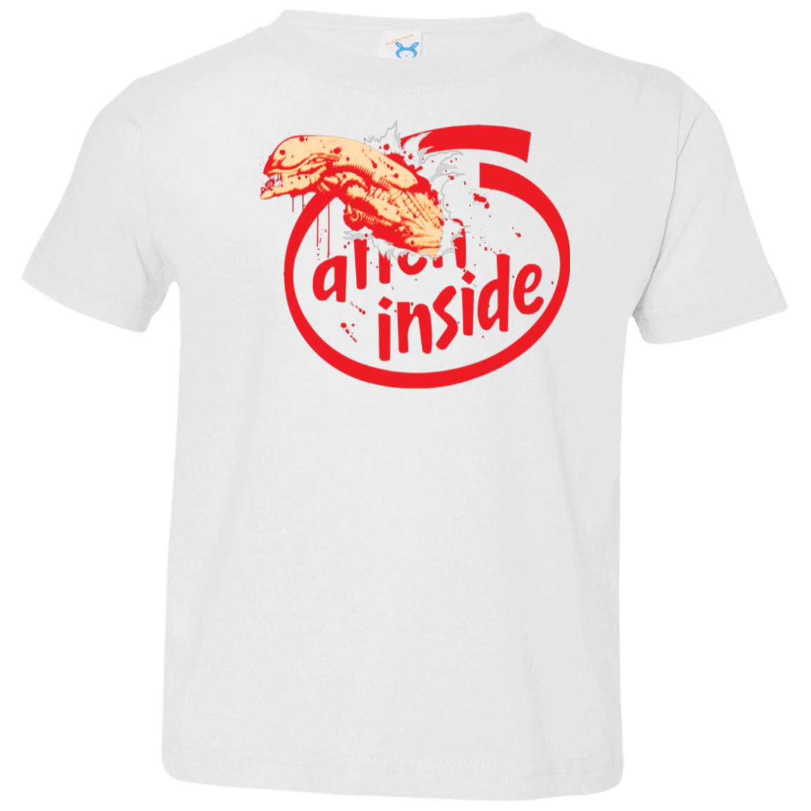 T-Shirts White / 2T Alien Inside Toddler Premium T-Shirt