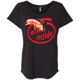 T-Shirts Vintage Black / X-Small Alien Inside Triblend Dolman Sleeve