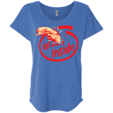 T-Shirts Vintage Royal / X-Small Alien Inside Triblend Dolman Sleeve