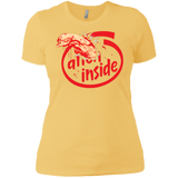 T-Shirts Banana Cream/ / X-Small Alien Inside Women's Premium T-Shirt