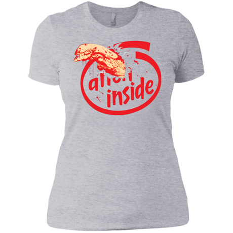 T-Shirts Heather Grey / X-Small Alien Inside Women's Premium T-Shirt