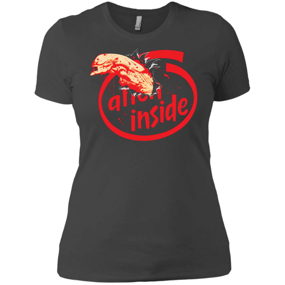 T-Shirts Heavy Metal / X-Small Alien Inside Women's Premium T-Shirt