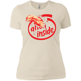 T-Shirts Ivory/ / X-Small Alien Inside Women's Premium T-Shirt