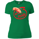 T-Shirts Kelly Green / X-Small Alien Inside Women's Premium T-Shirt