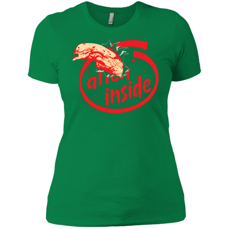 T-Shirts Kelly Green / X-Small Alien Inside Women's Premium T-Shirt