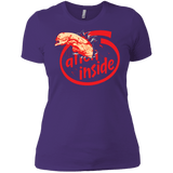 T-Shirts Purple Rush/ / X-Small Alien Inside Women's Premium T-Shirt